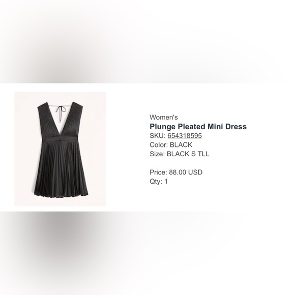 abercrombie plunge pleated mini dress itstaramurphy on LTK